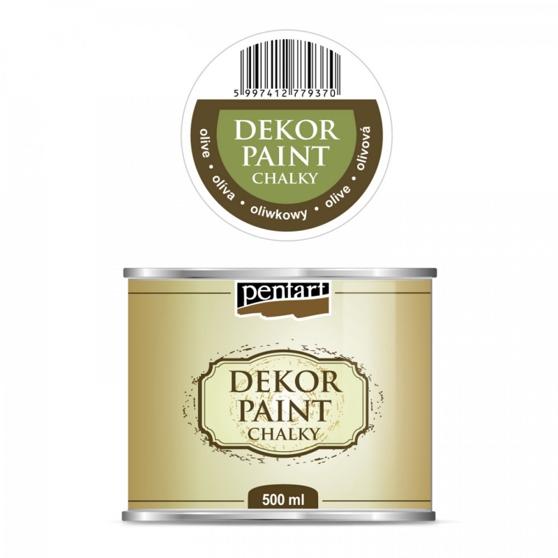 Dekor Paint Soft od společnosti Pentart je rychleschnoucí křídová barva na vodní bázi s vynikající krycí schopností. Díky speciálnímu složení vy