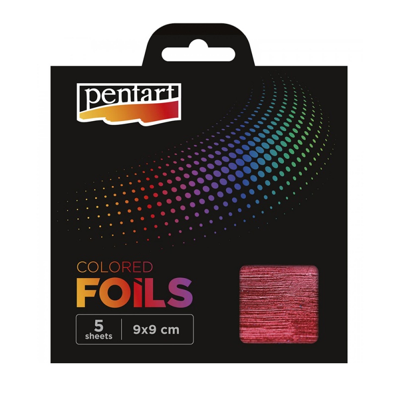 Dekorační fólie (Colored foils sheets) jsou tenké plátky barevné plastové fólie s kovovým efektem. Často se používají v technikách mix-media, moho