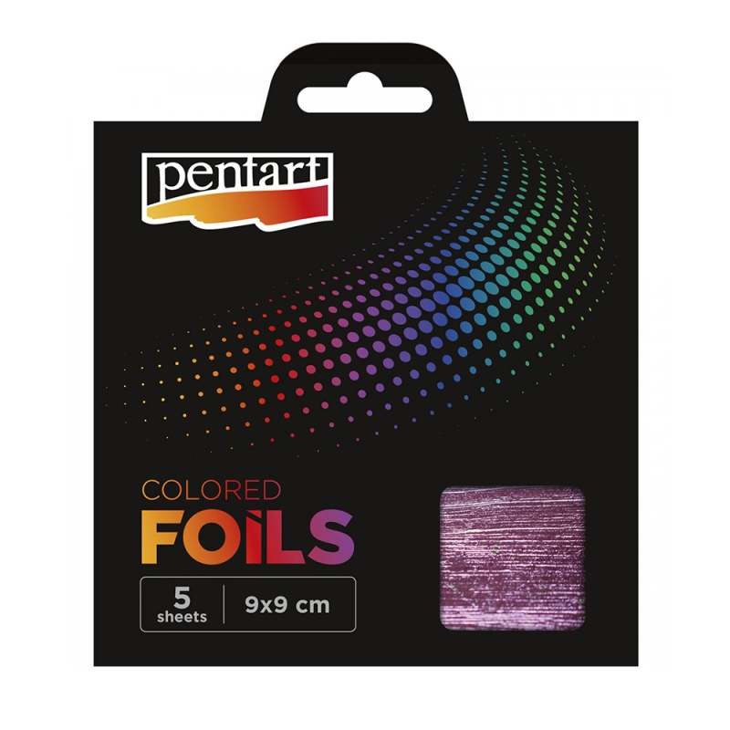 Dekorační fólie (Colored foils sheets) jsou tenké plátky barevné plastové fólie s kovovým efektem. Často se používají v technikách mix-media, moho