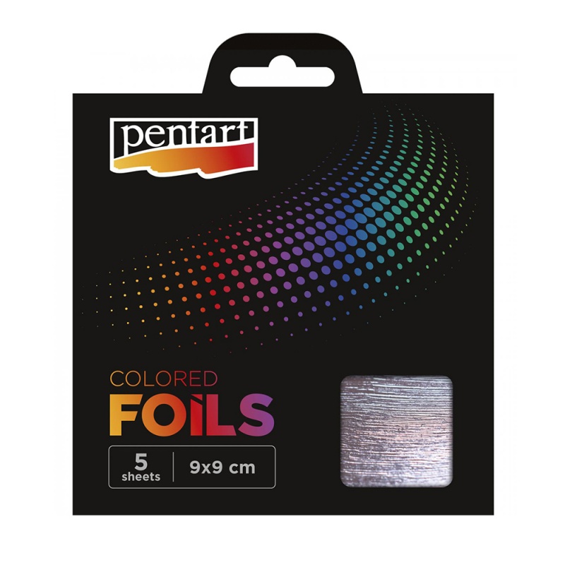 Dekorační fólie (Colored foils sheets) jsou tenké plátky barevné plastové fólie s kovovým efektem. Často se používají v technikách mix-media, moho