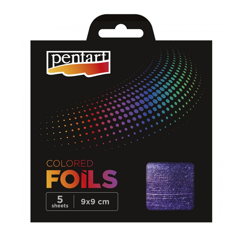 Dekorační fólie (Colored foils sheets) jsou tenké plátky barevné plastové fólie s kovovým efektem. Často se používají v technikách mix-media, moho