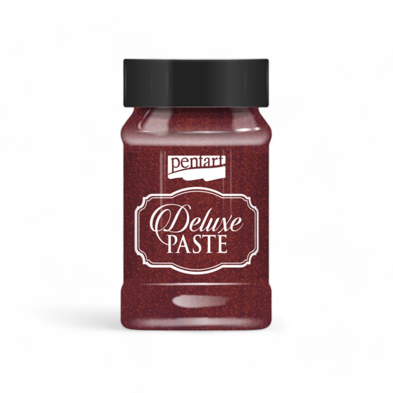 Deluxe Paste (pasta Deluxe) je lehce třpytivá pasta na vodní bázi s krémovou konzistencí. Deluxe Paste se snadno naná