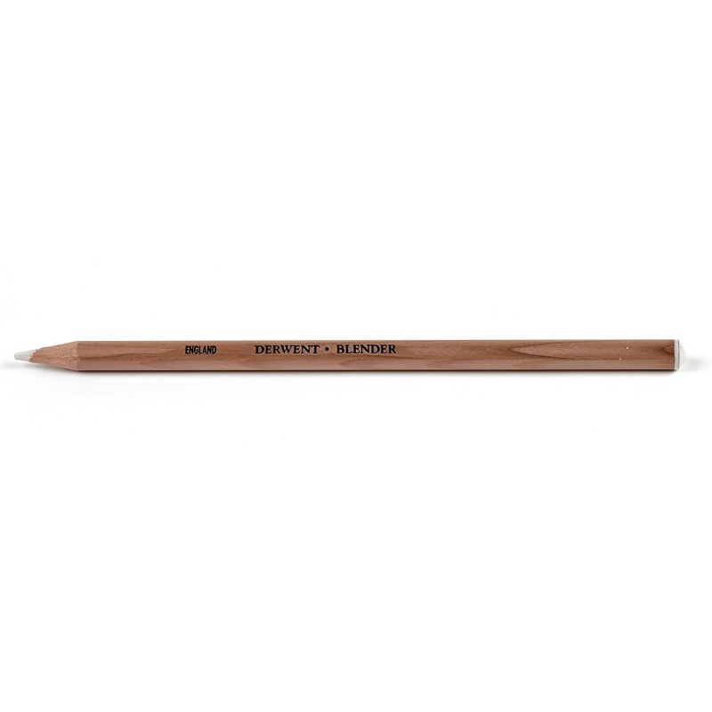 Mixér Derwent v tužce je nezbytnou výbavou každého kreslíře. Je to dřevěná tužka s bezbarvým médiem, které umožňuje vytvářet jemné přechody 
