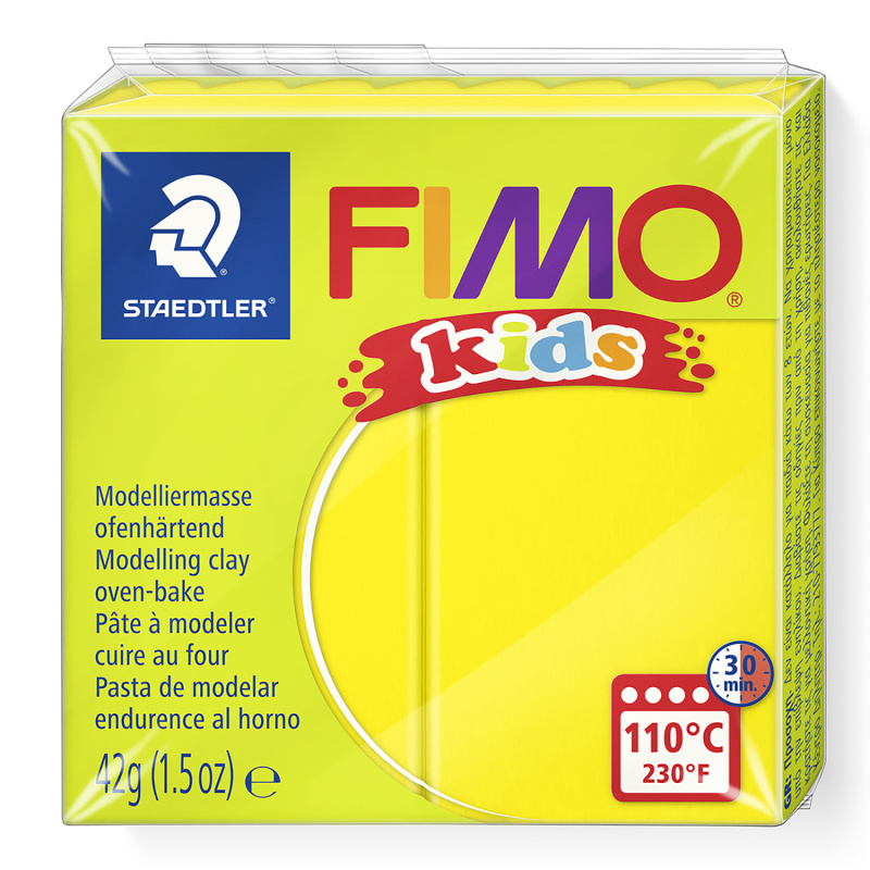 FIMO kids je polymerová hmota prvotřídní kvality určená k modelování s nesčetnými možnostmi využití. Používá se na výrobu dekorací, šperků, 