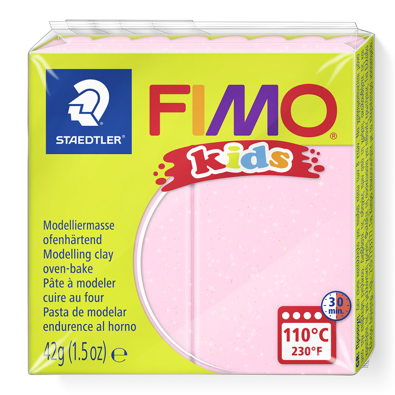FIMO kids je polymerová hmota prvotřídní kvality určená k modelování s nesčetnými možnostmi využití. Používá se na výrobu dekorací, šperků, 