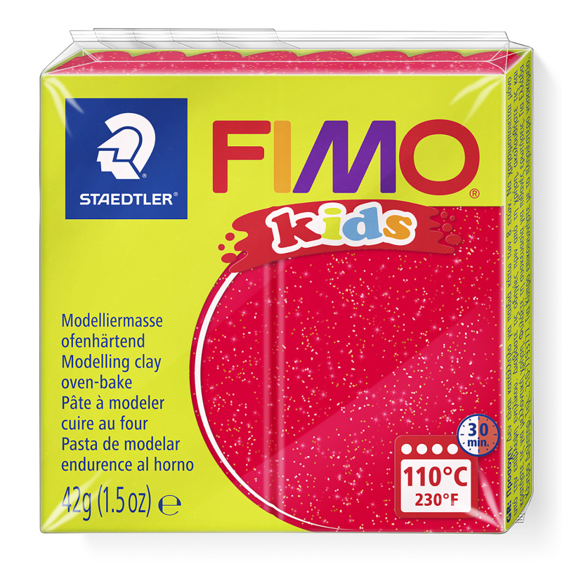 FIMO kids je polymerová hmota prvotřídní kvality určená k modelování s nesčetnými možnostmi využití. Používá se na výrobu dekorací, šperků, 