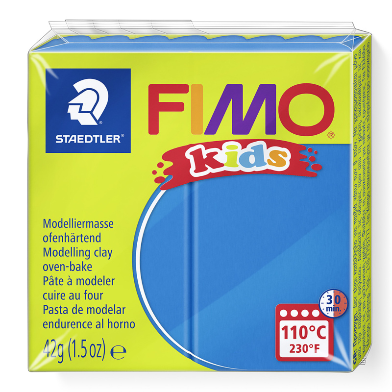 FIMO kids je polymerová hmota prvotřídní kvality určená k modelování s nesčetnými možnostmi využití. Používá se na výrobu dekorací, šperků, 