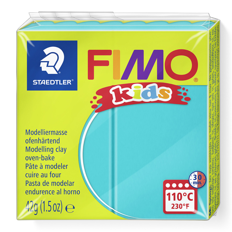 FIMO kids je polymerová hmota prvotřídní kvality určená k modelování s nesčetnými možnostmi využití. Používá se na výrobu dekorací, šperků, 