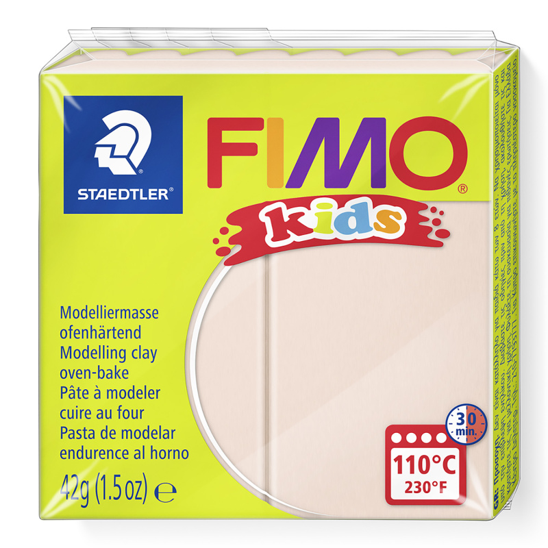 FIMO kids je polymerová hmota prvotřídní kvality určená k modelování s nesčetnými možnostmi využití. Používá se na výrobu dekorací, šperků, 