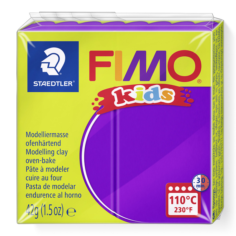 FIMO kids je polymerová hmota prvotřídní kvality určená k modelování s nesčetnými možnostmi využití. Používá se na výrobu dekorací, šperků, 