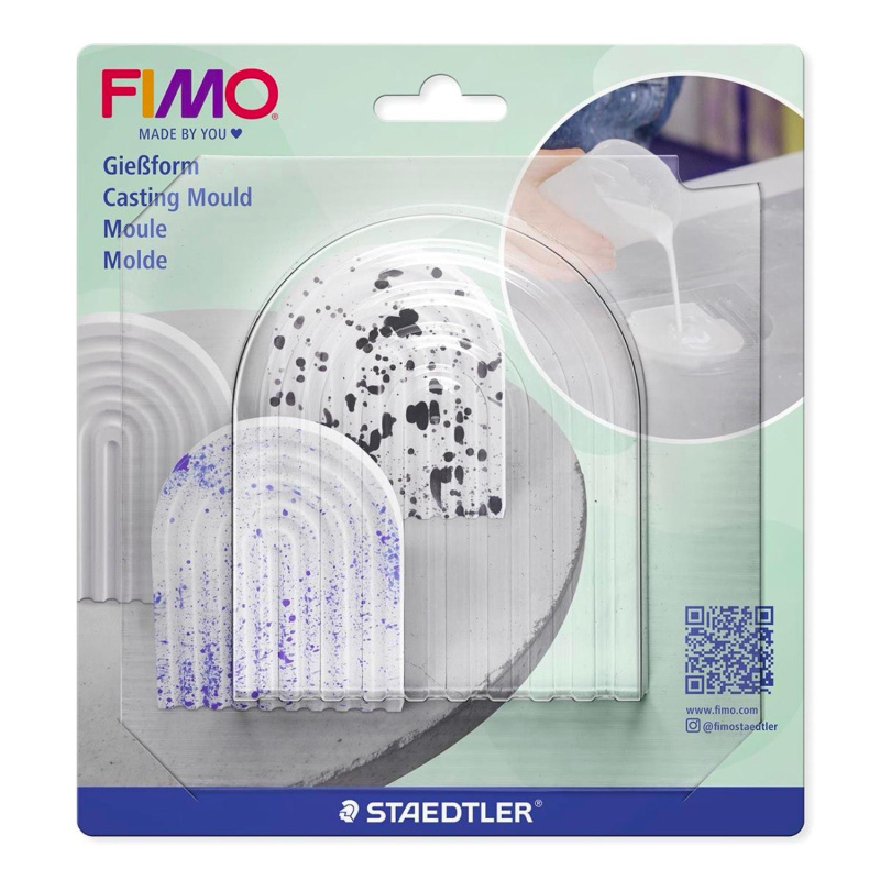 FIMO odlévací forma z recyklovaného PET – forma pro kreativní odlévání. Odlévací forma FIMO je praktická pomůcka pro výrobu deko