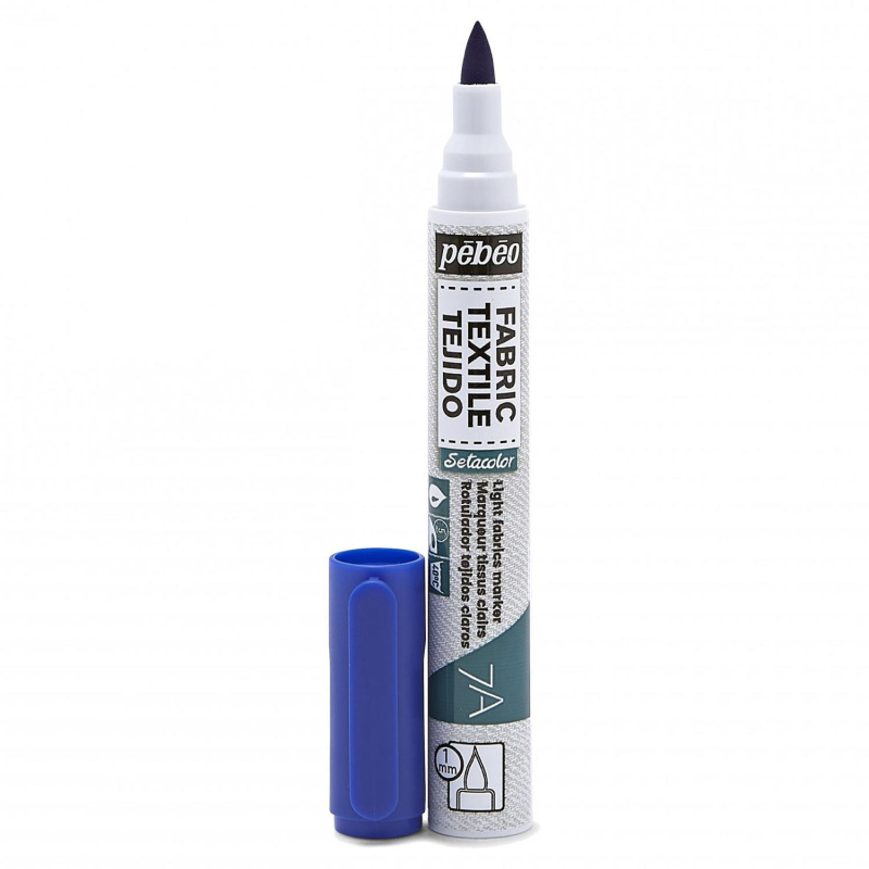 Light Fabric marker fixy na textil 7A od společnosti Pebeo jsou velmi praktické fixy pro kreslení na všechny druhy textilií. Popisovače jsou na vodní b