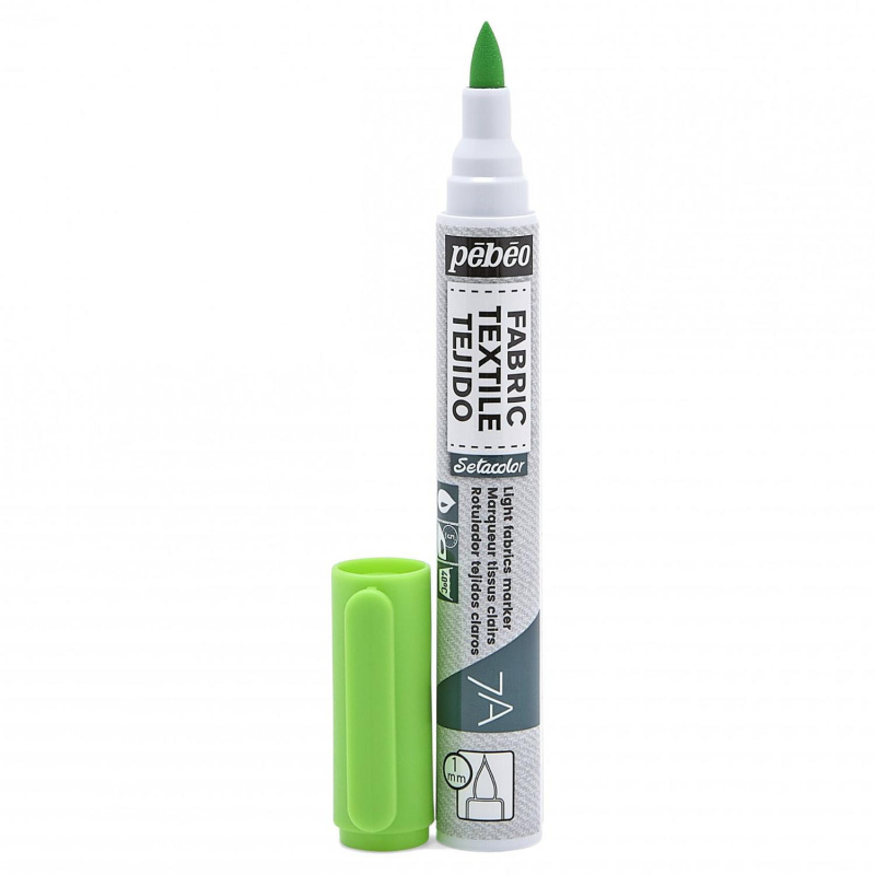 Light fabric marker fixy na textil 7A od společnosti Pebeo jsou velmi praktické fixy pro kreslení na všechny druhy textilií. Popisovače jsou na vodní bá