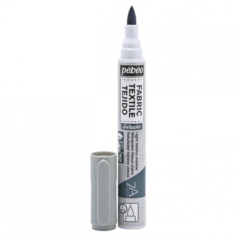 Light Fabric marker fixy na textil 7A od společnosti Pebeo jsou velmi praktické fixy pro kreslení na všechny druhy textilií. Popisovače jsou na vodní b