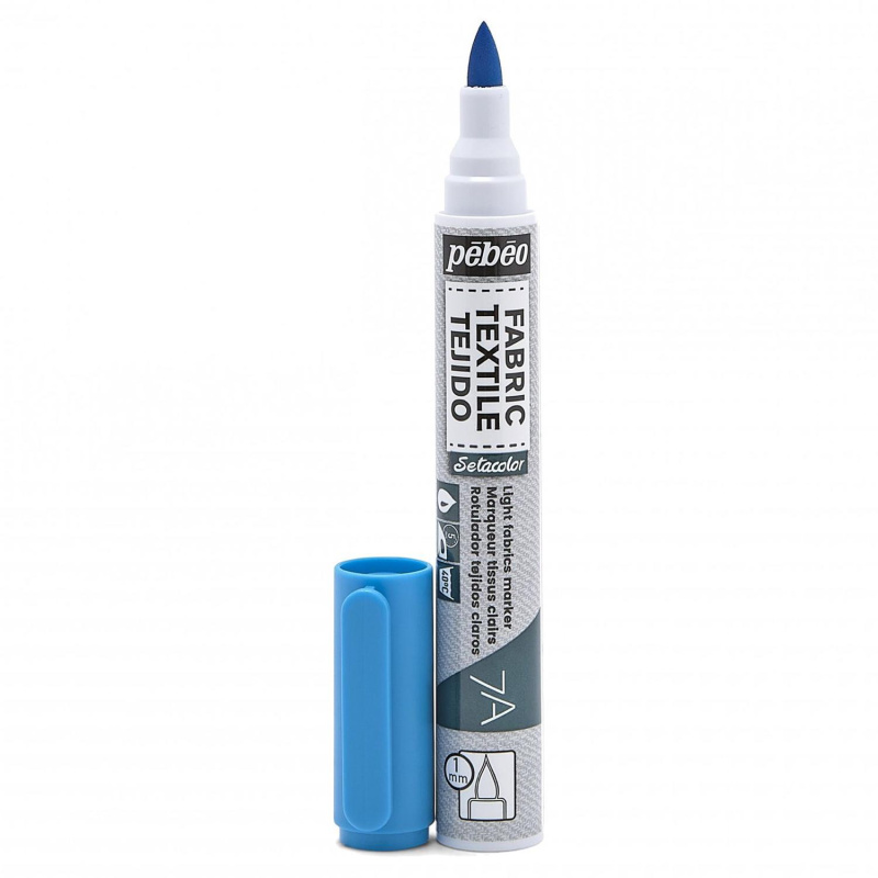 Light Fabric marker fixy na textil 7A od společnosti Pebeo jsou velmi praktické fixy pro kreslení na všechny druhy textilií. Popisovače jsou na vodní b