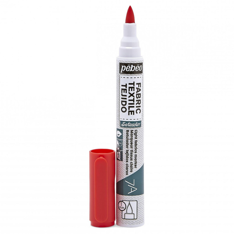 Light Fabric marker fixy na textil 7A od společnosti Pebeo jsou velmi praktické fixy pro kreslení na všechny druhy textilií. Popisovače jsou na vodní b