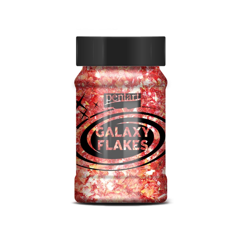 Galaxy vločky (Galaxy flakes) jsou duhové vločky nepravidelného tvaru, které se postarají o obdivuhodný výsledný efekt. Galaxy flakes se mohou lepit p