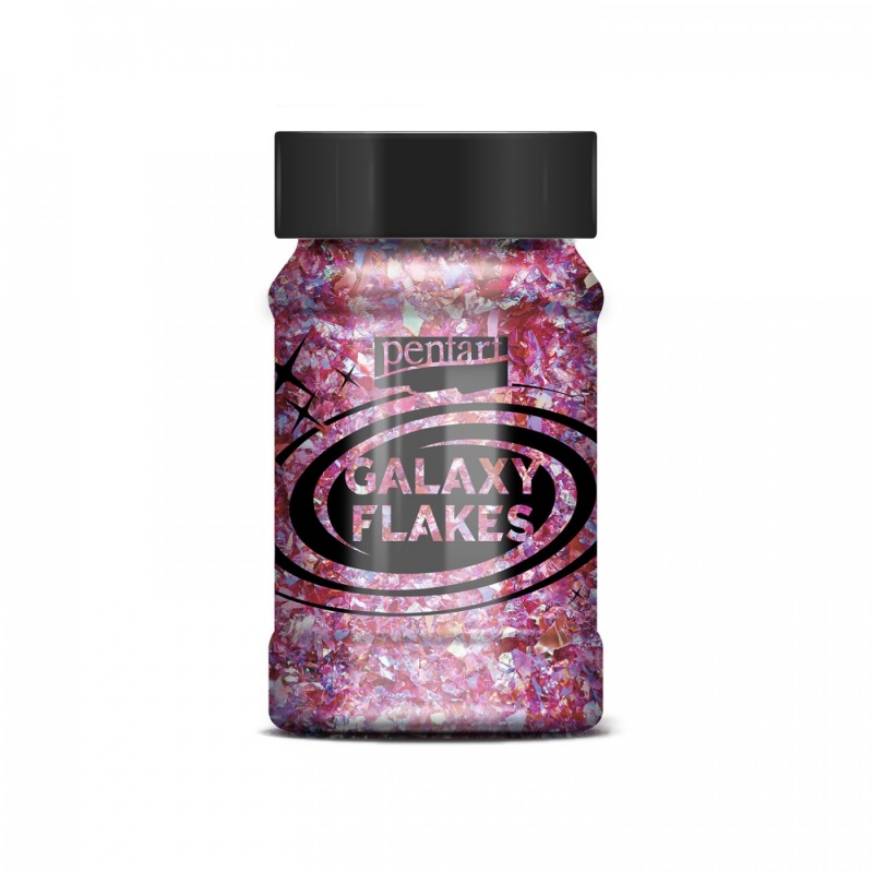 Galaxy vločky (Galaxy flakes) jsou duhové vločky nepravidelného tvaru, které se postarají o obdivuhodný výsledný efekt. Galaxy flakes se mohou lepit p