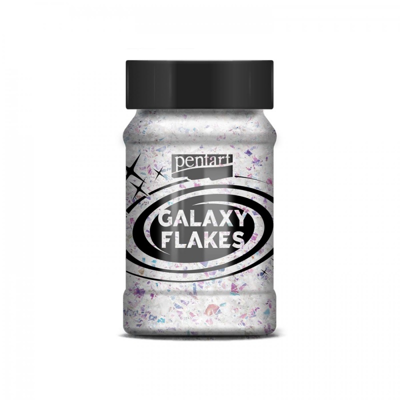 Galaxy vločky (Galaxy flakes) jsou duhové vločky nepravidelného tvaru, které se postarají o obdivuhodný výsledný efekt. Galaxy flakes se mohou lepit p