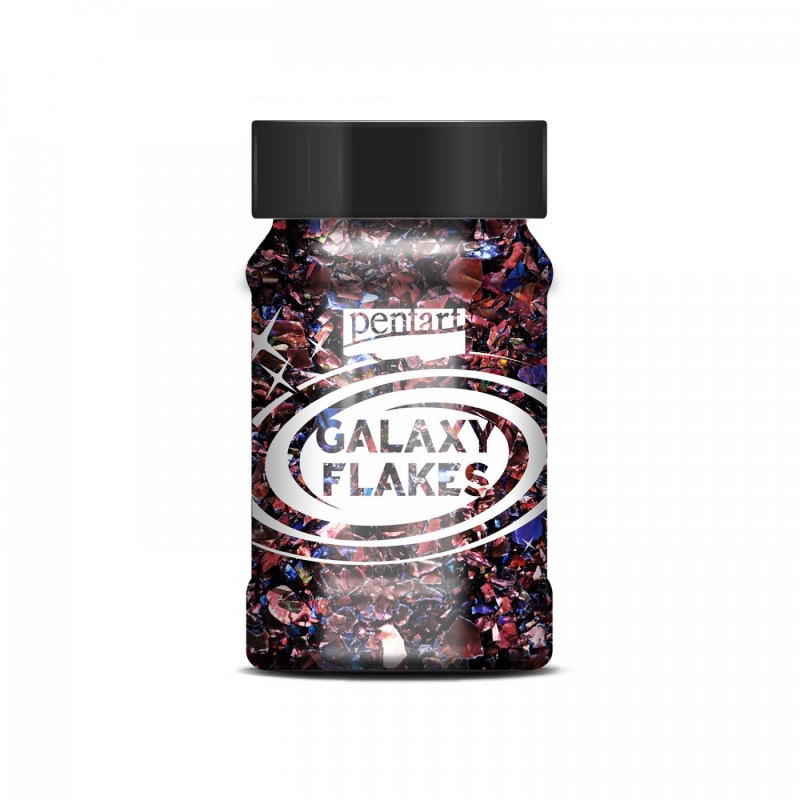 Galaxy vločky (Galaxy flakes) jsou duhové vločky nepravidelného tvaru, které se postarají o obdivuhodný výsledný efekt. Galaxy flakes se mohou lepit p