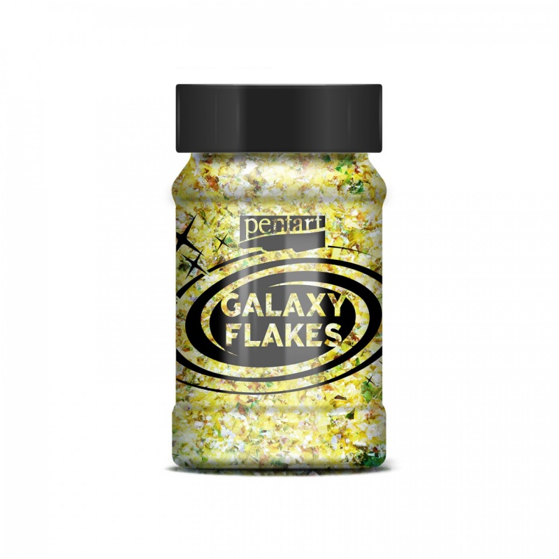 Galaxy vločky (Galaxy flakes) jsou duhové vločky nepravidelného tvaru, které se postarají o obdivuhodný výsledný efekt. Galaxy flakes se mohou lepit p