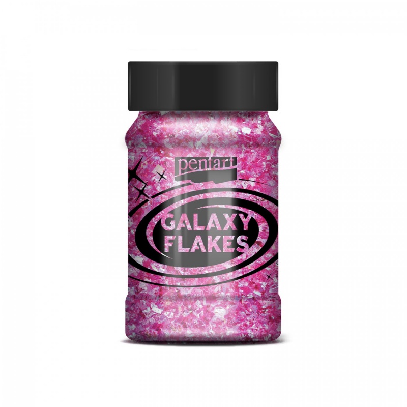 Galaxy vločky (Galaxy flakes) jsou duhové vločky nepravidelného tvaru, které se postarají o obdivuhodný výsledný efekt. Galaxy flakes se mohou lepit p