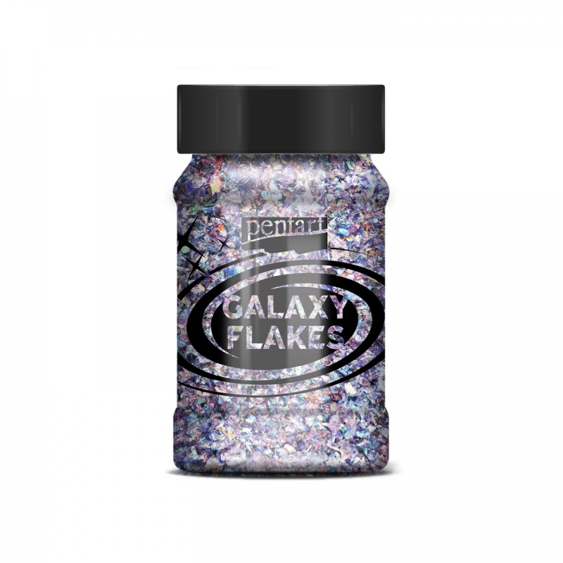 Galaxy vločky (Galaxy flakes) jsou duhové vločky nepravidelného tvaru, které se postarají o obdivuhodný výsledný efekt. Galaxy flakes se mohou lepit p