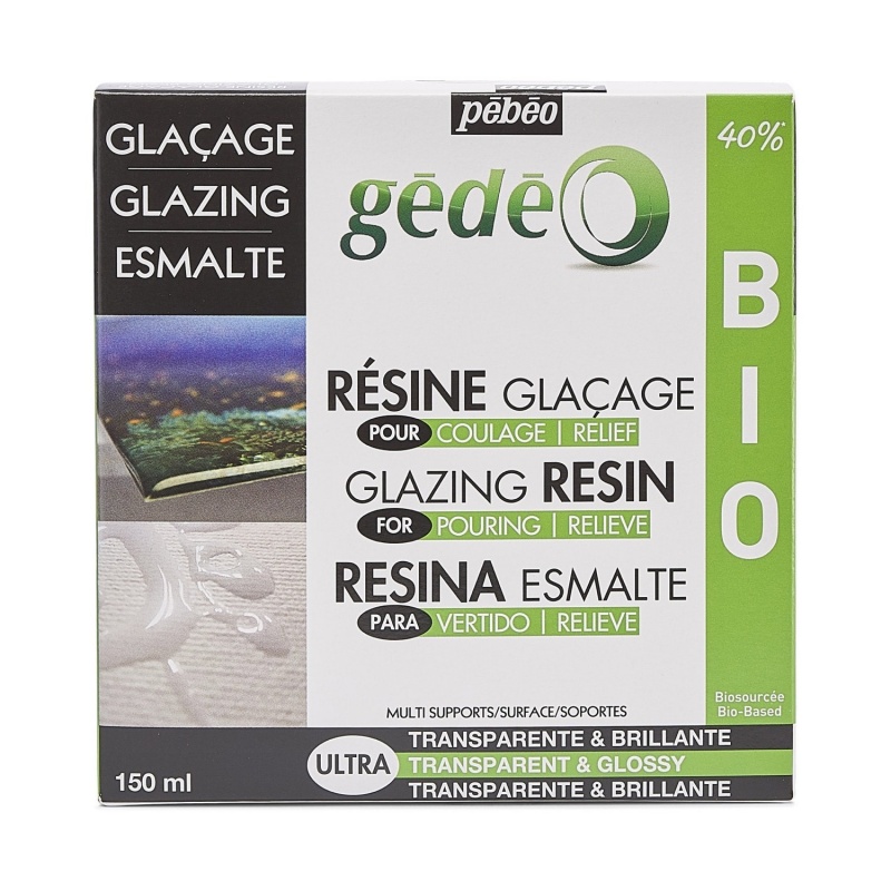 GÉDÉO Kit Glazovací pryskyřice BIO 150 ml
Tato pryskyřice obsahuje 40 % biosložky a vyniká průhledností, vysokým leskem a aplikací bez bublinek. Dí