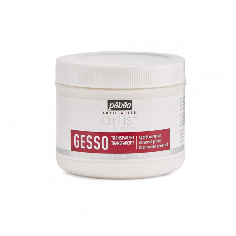 Gesso Universal Transparent od Pébéo je univerzální ovčí kůže čirá a průhledná. Používá se k vytvoření podkladu - k přípravě ploch, které c