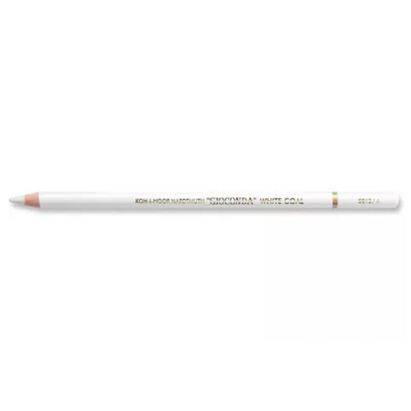 Tužka Gioconda je výrazná bílá tužka s měkkým hrotem, který vytváří sametový efekt.
Bílý uhlík má velmi jemný inkoust, který se snadno stír