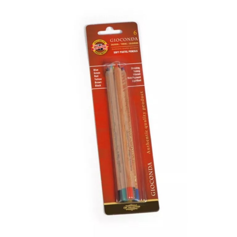 Koh i noor Gioconda art chalk pencil set je sada suchých pastelů ve formětužky. Sada je vytvořena speciálně pro všechny umělce, kteří si chtějí vyz