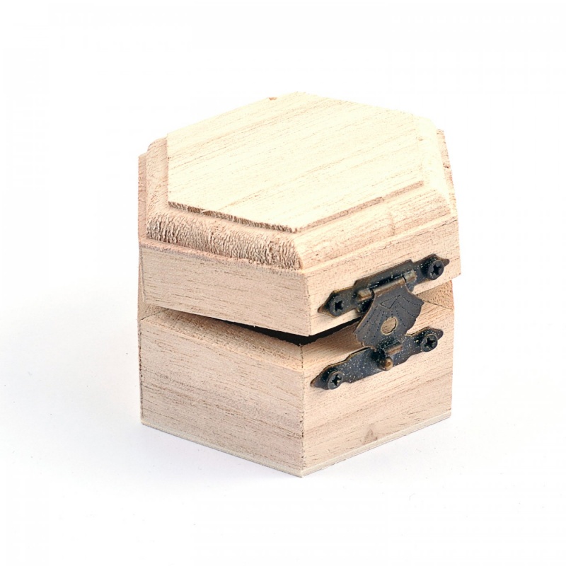 Mini krabička se šesti rohy je malá krabička na drobné předměty, šperky a dárky, které budou pěkně vidět přes horní výřez. Doporučujeme ji vyp