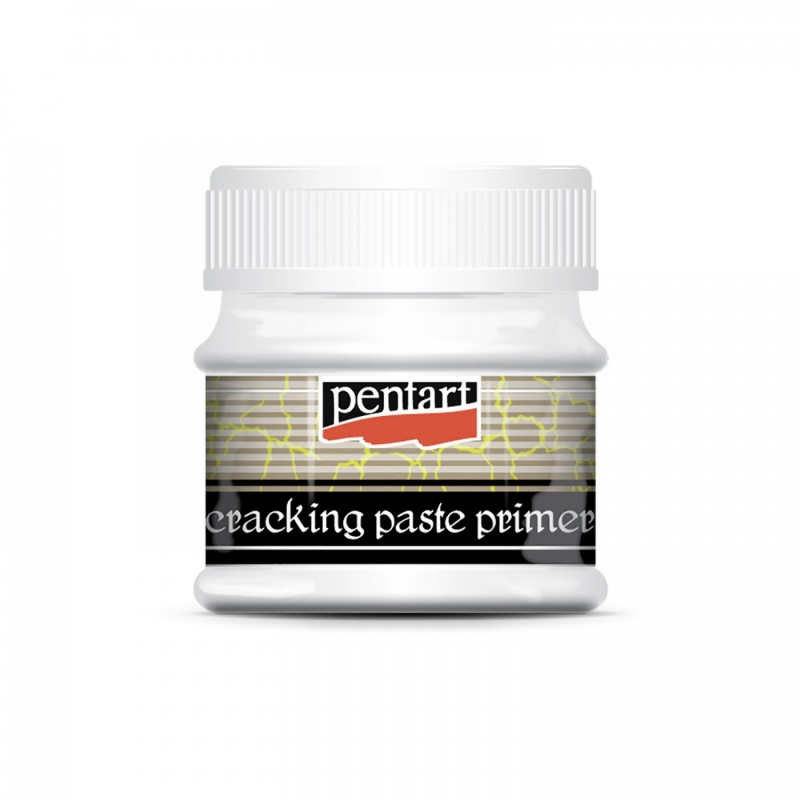 Základní nátěr krakelovací pasty 1. složka (Cracking paste primer) je základem pro práci s krakelovací pastou 2. složka. Cracking paste se používá 