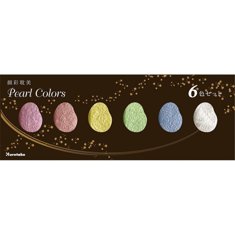 Akvarelové barvy GANSAI TAMBI od společnosti Kuretake přinášejí sadu 6 odstínů krásných a výrazných perleťových akvarelových barev. Jsou vhodné 
