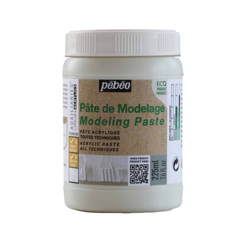 Modelovací pasta - Pro dokonalé reliéfní efekty
Vytvářejte jedinečné textury a 3D efekty s modelovací pastou Pebeo, neprůhlednou pastou určenou k vy