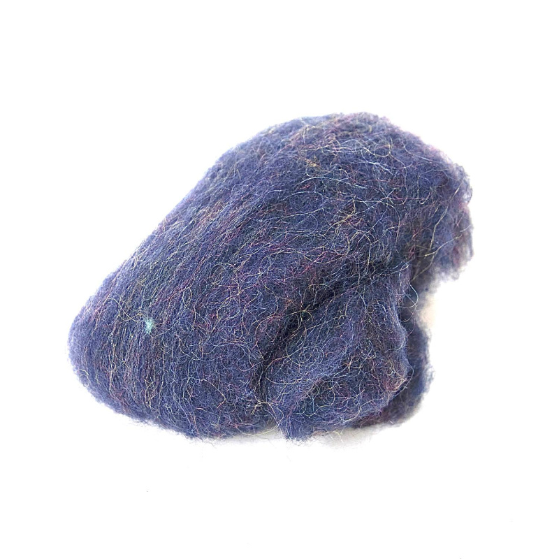 Mykané ovčí rouno pro plstění je mnohem tvrdší než jemné merino. Má výraznější tvrdá vlákna, která jsou jemně stočená. Mykaná plsť se pou