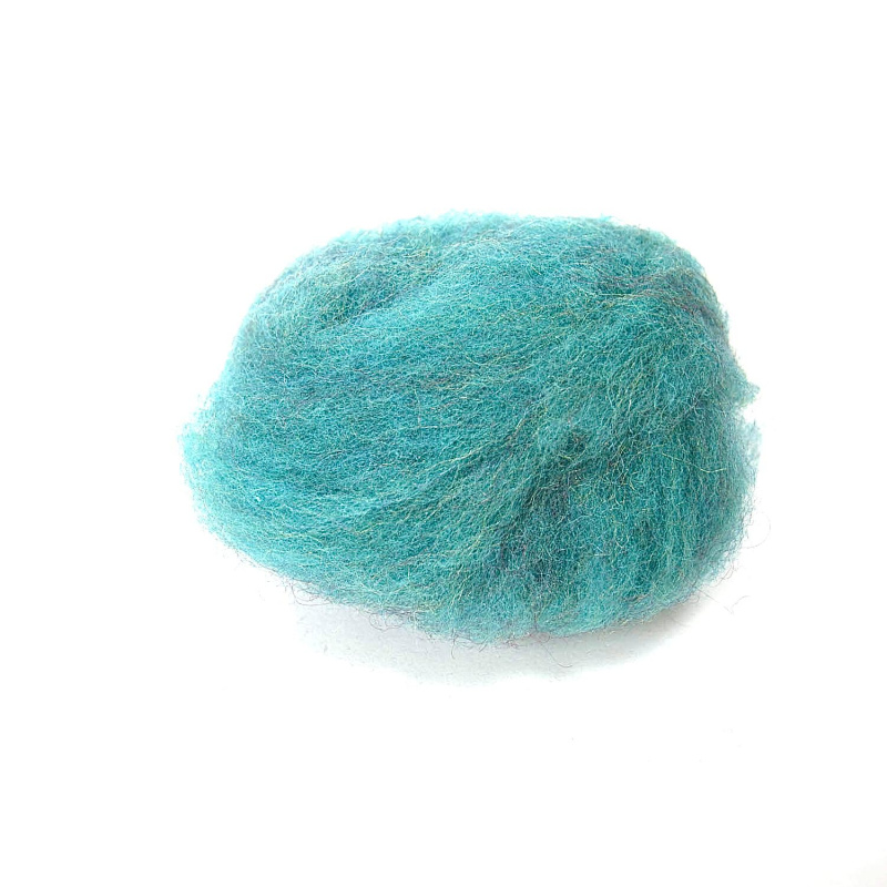 Mykané ovčí rouno pro plstění je mnohem tvrdší než jemné merino. Má výraznější tvrdá vlákna, která jsou jemně stočená. Mykaná plsť se pou