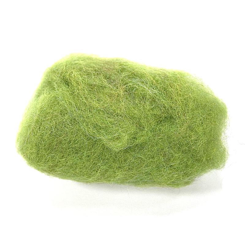 Mykané ovčí rouno pro plstění je mnohem tvrdší než jemné merino. Má výraznější tvrdá vlákna, která jsou jemně stočená. Mykaná plsť se pou