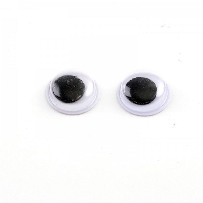 Plastové oči jsou kmitající pohyblivé oči s černou pohyblivou zorničkou určené k dotvoření hraček, postav, zvířátek, monster, bacilů a různýc