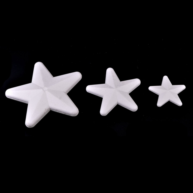 Polystyrenová hvězda je polystyrenový polotovar, který se používá jako základ pro valentýnské, podzimní, vánoční a dětské dekorace. Polystyren j