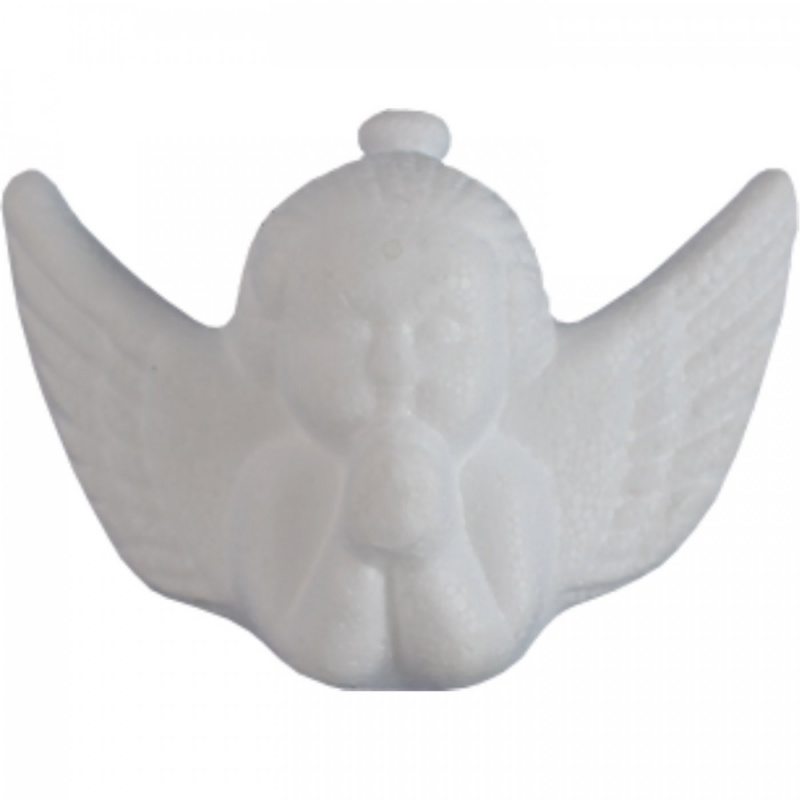 Polystyrenový anděl je polystyrenový polotovar, který se používá jako základ pro valentýnské, podzimní, vánoční a dětské dekorace. Polystyren je