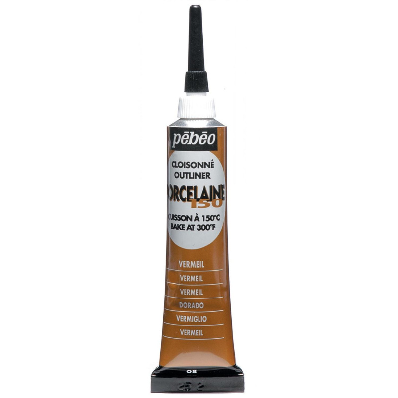 Porcelaine 150 contours jsou barvy na porcelán připravené k použití s krémovou texturou. Kontury vytvářejí na povrchu reliéfní vzhled. Odstíny kontu