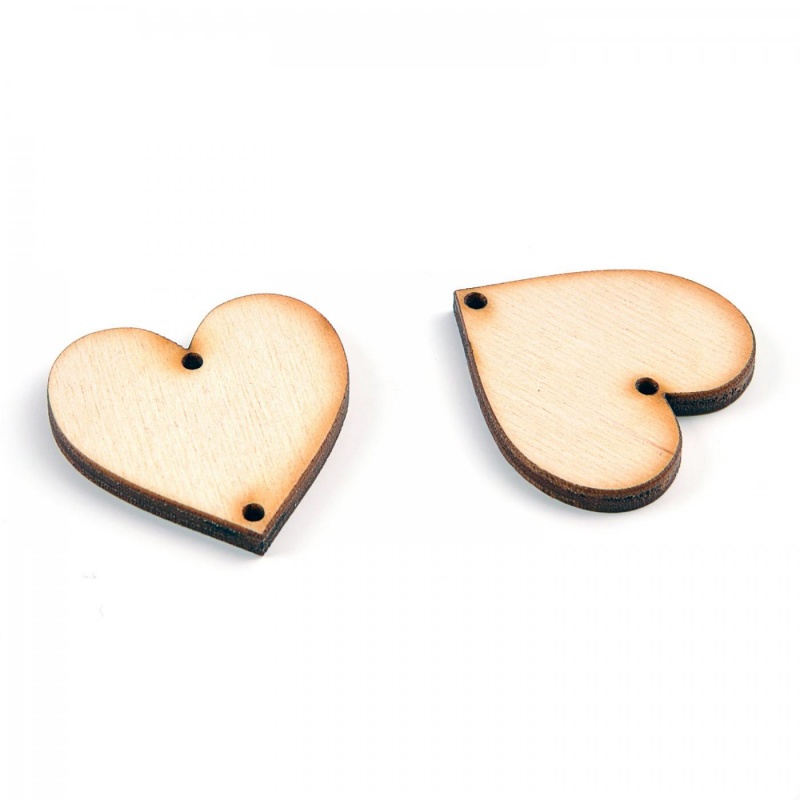 Rodinný kalendář - náhradní srdce je dřevěný výřez z topolové překližky o tloušťce 3 mm, který se používá jako doplněk kalendáře. Ve stře