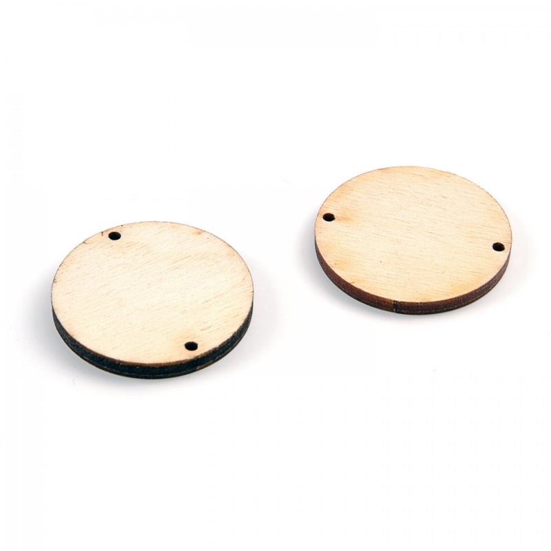 Rodinný kalendář - náhradní kroužek je dřevěný výřez z topolové překližky o tloušťce 3 mm, který se používá jako doplněk kalendáře. Ve st