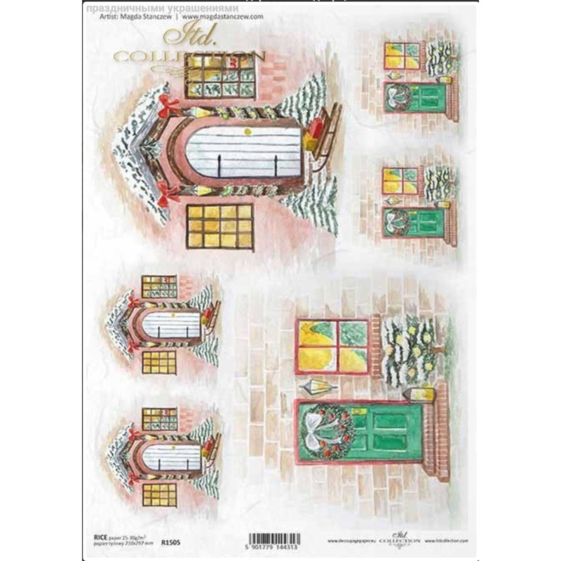 Rýžový papír na decoupage od ITD Collection je tím pravým pro vás. Je vhodný ke zdobení skla, dřeva, MDF, kartonu a jiných povrchů ubrouskovou techn