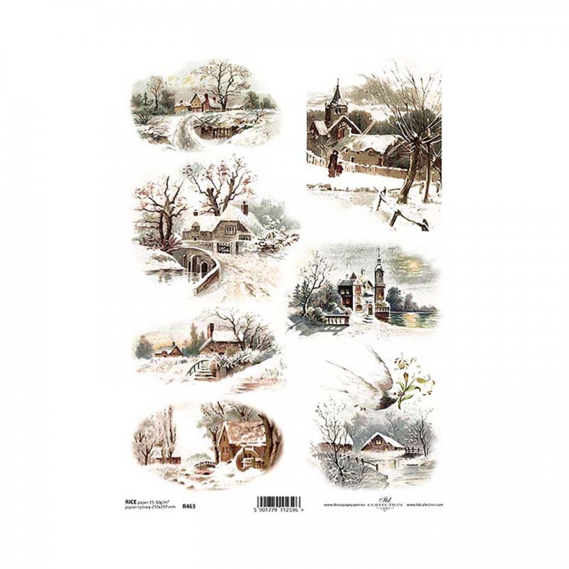 Rýžový papír na decoupage od ITD Collection je tím pravým pro vás. Je vhodný ke zdobení skla, dřeva, MDF, kartonu a jiných povrchů ubrouskovou techn