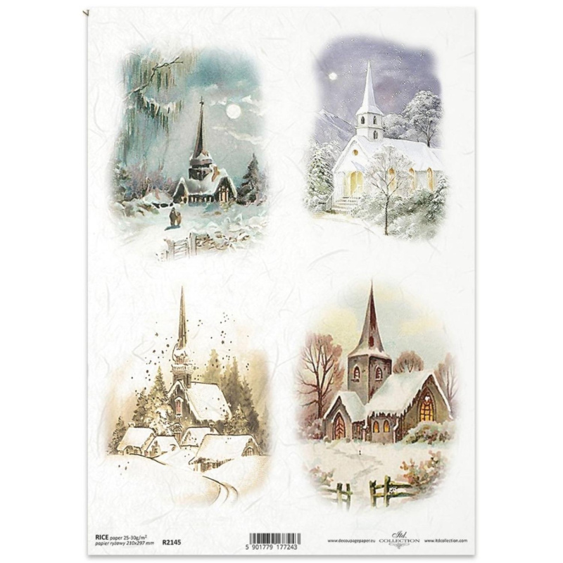 Rýžový papír na decoupage od ITD Collection je tím pravým pro vás. Je vhodný ke zdobení skla, dřeva, MDF, kartonu a jiných povrchů ubrouskovou techn
