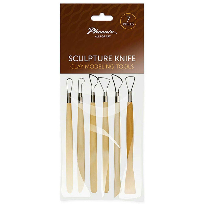 Modelovací sada se skládá ze šesti oboustranných nástrojů. Nástroje jsou vhodné pro vyřezávání a modelování z hlíny a modelovací hmoty.
Násto