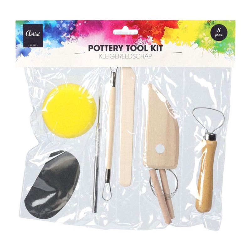 Sada nástrojů na modelování z hlíny je praktickou pomůckou pro všechny tvůrce, ať už jsou začátečníci, studenti nebo zkušení keramici. Obsahuje 