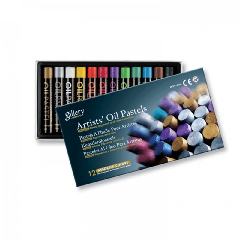Sada olejových pastelů SQ obsahuje olejové pastely určené zejména pro studenty a nenáročné profesionály. Díky tomu, že obsahují olej jako přísadu